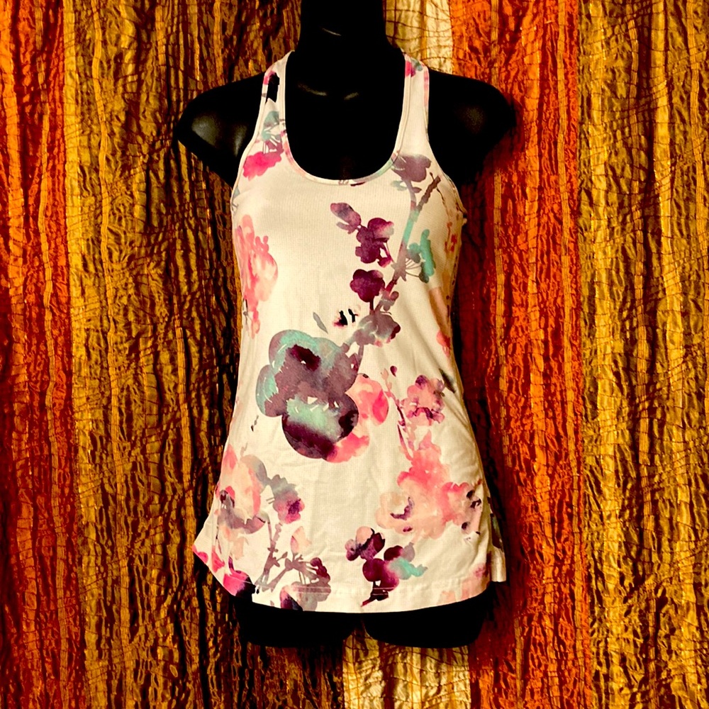 Lululemon floral racerback tank top